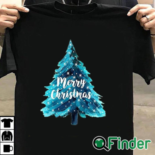 T shirt black JWZUY Merry Christmas Tree Sweatshirts for Women Xmas Shirt