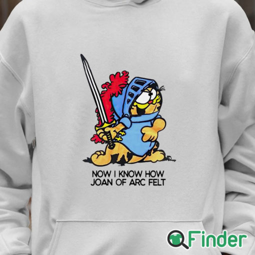 Unisex Hoodie Now I Know How Joan Of Arc Felt Garfield Ringer Shirt