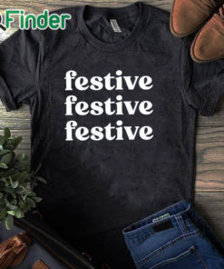 black T shirt Festive Sweatshirt