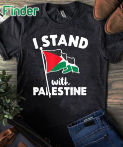 black T shirt I Stand With Palestine Essential T Shirt