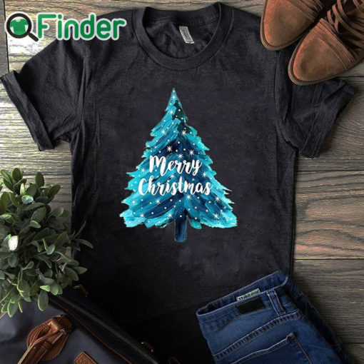 black T shirt JWZUY Merry Christmas Tree Sweatshirts for Women Xmas Shirt
