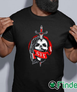 black shirt James Drake Gyv Skull 2023 Shirt