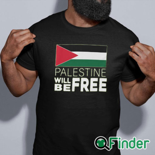 black shirt Palestine Will Be Free Shirt