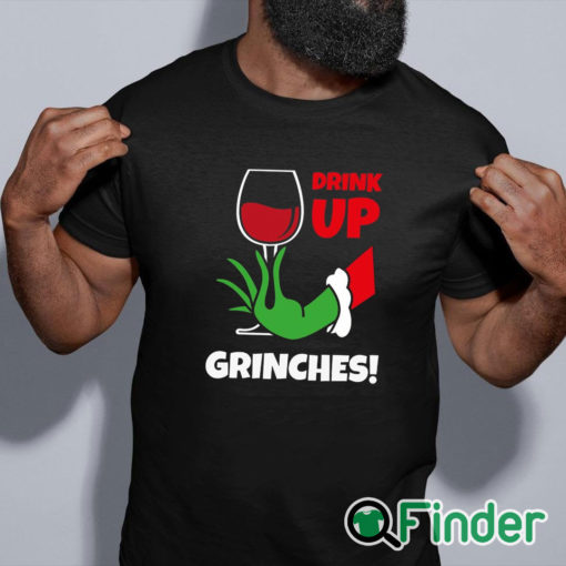 black shirt Women's Drink Up Wine Glass Sweatshirt