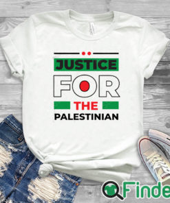 white T shirt Justice for Palestine quotes t shirt