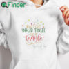 white hoodie Don't Get Your Tinsel in a Tangle Funny Christmas Sweater
