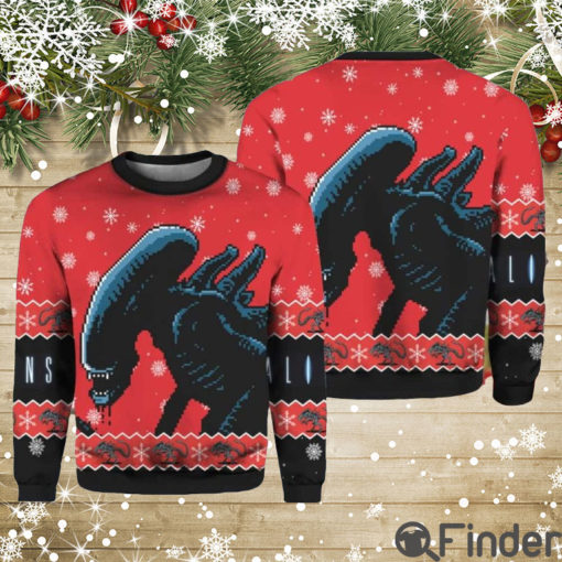 Alien Xenomorph Christmas Sweater