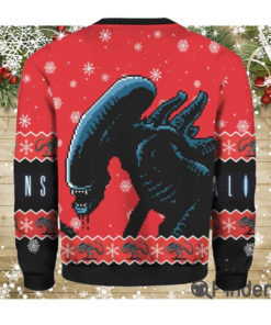 Alien Xenomorph Christmas Sweater Hoodie