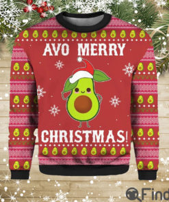 Avocado Avo Merry Christmas Sweaters