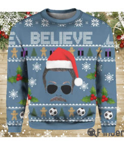 Believe Team Ted Lasso Ugly Christmas Sweaters