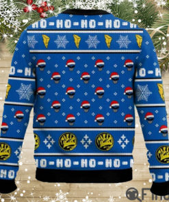 Blue Ranger Ho Ho Power Rangers Ugly Christmas Sweaters