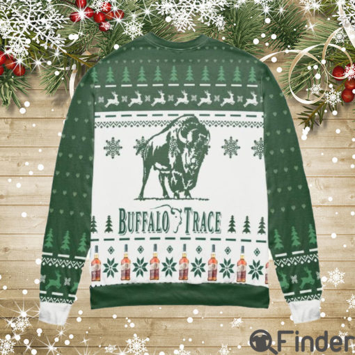 Buffalo Trace Kentucky Straight Bourbon Whiskey Ugly Christmas Sweater Hoodie