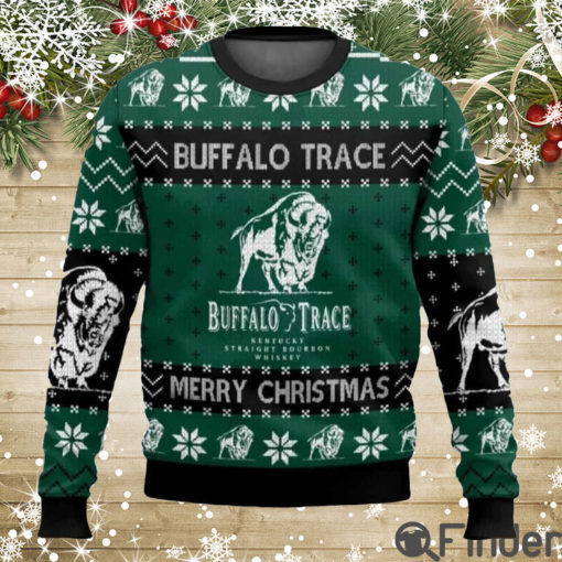 Buffalo Trace Whiskey Ugly Christmas Sweater