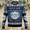 Busch Light Beer Merry Christmas Ugly Sweater