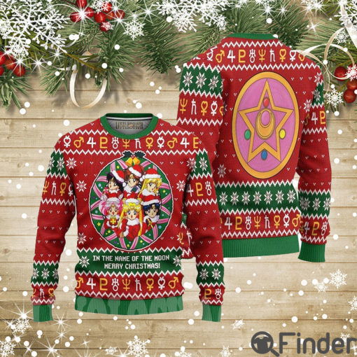 Christmas Holiday Sailor Moon Sailor Guardians Anime Ugly Christmas Sweater