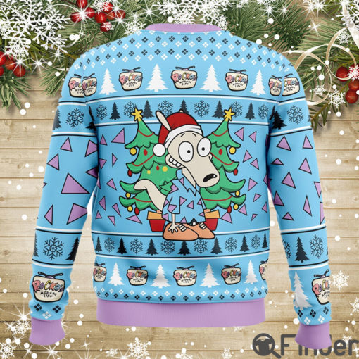 Christmas Rocko Rocko’s Modern Life Ugly Christmas Sweaters