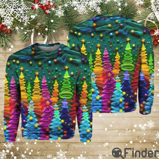 Colorful Christmas Tree Sweatshirt