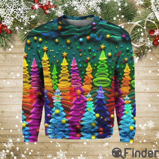 Colorful Christmas Tree Sweatshirts