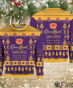 Crown Royal Cask No 16 Ugly Christmas Sweater