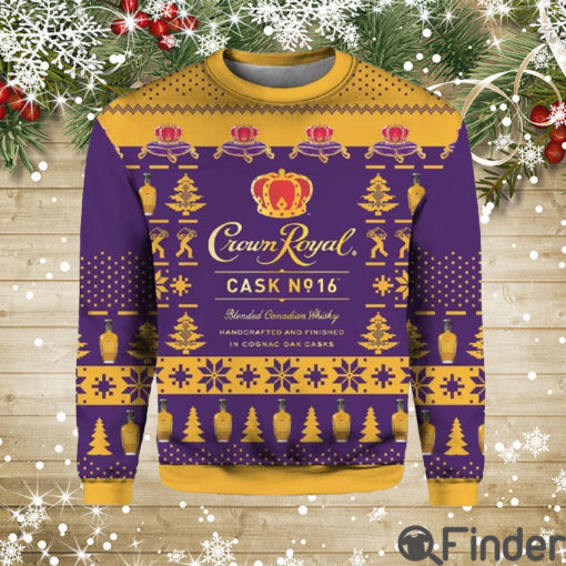 Crown Royal Cask No 16 Ugly Christmas Sweaters