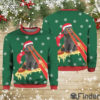 Drax Pizza Cat With Laser Eyes Ugly Christmas Sweater