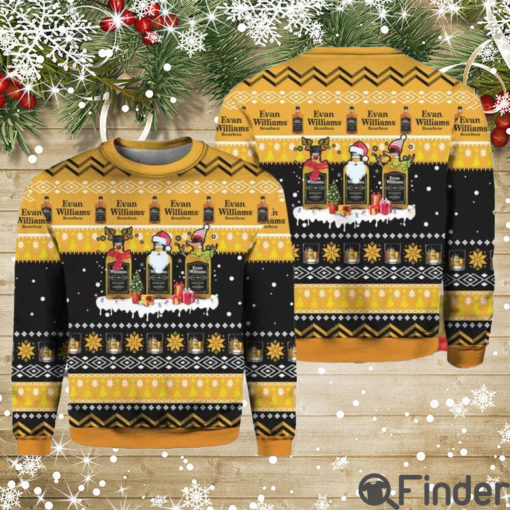 Evan Williams Bourbon Christmas Sweater