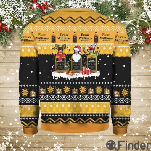 Evan Williams Bourbon Christmas Sweater Hoodie