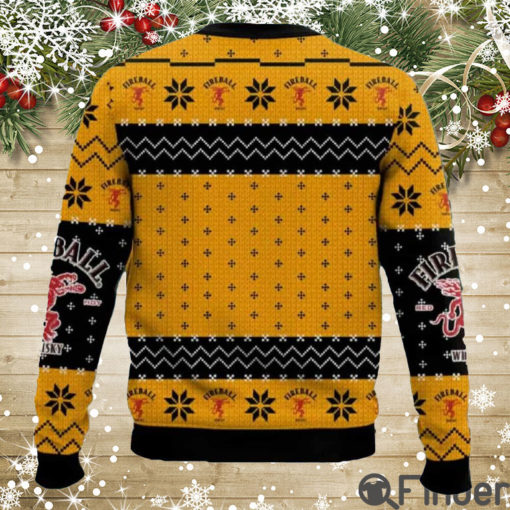 Fireball Cinnamon Whisky Ugly Christmas Sweaters