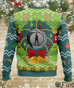 Golden Eye v2 Ugly Christmas Sweaters