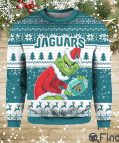 Grinch Jaguars Ugly Christmas Sweaters