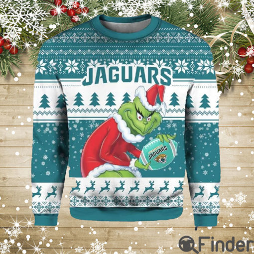 Grinch Jaguars Ugly Christmas Sweaters