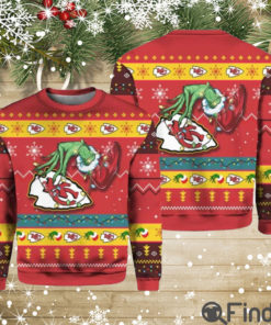 Grinch Stole Chiefs Ugly Christmas Sweater
