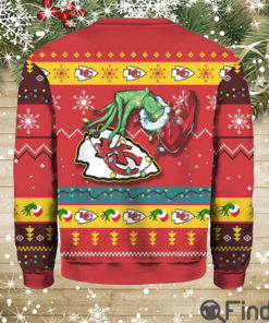 Grnch Stole Chiefs Ugly Christmas Sweater Hoodie