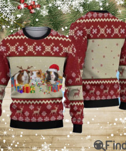Guinea Pig Gift Box Ugly Christmas Sweater