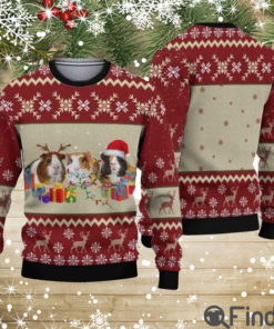 Guinea Pig Gift Box Ugly Christmas Sweaters