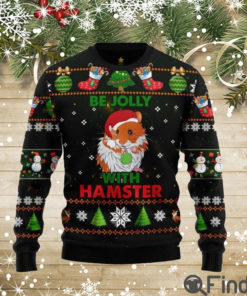 Hamster Be Jolly Ugly Christmas Sweater