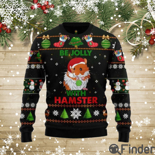 Hamster Be Jolly Ugly Christmas Sweater