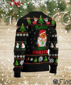 Hamster Be Jolly Ugly Christmas Sweaters