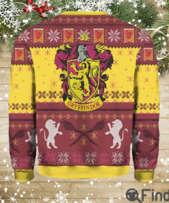 Harry Gryffindor Holiday Ugly Christmas Sweater Hoodie