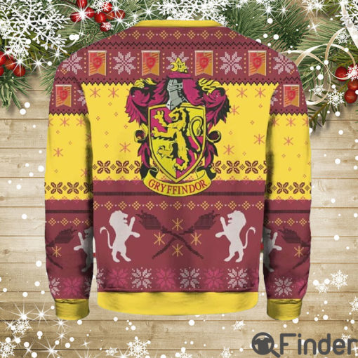 Harry Gryffindor Holiday Ugly Christmas Sweater Hoodie