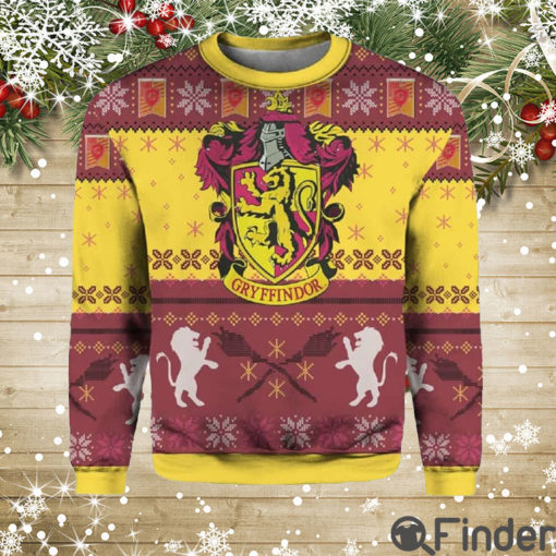 Harry Gryffindor Holiday Ugly Christmas Sweaters