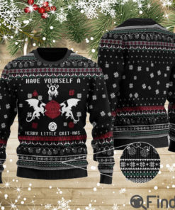 Have Yourself a Merry Little Crit Mas Christmas Ugly Sweater