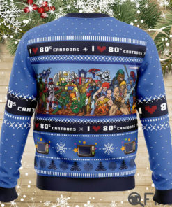 I love the 80s Cartoons Christmas Sweaters