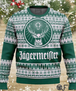 Jagermeister Green Christmas Sweater