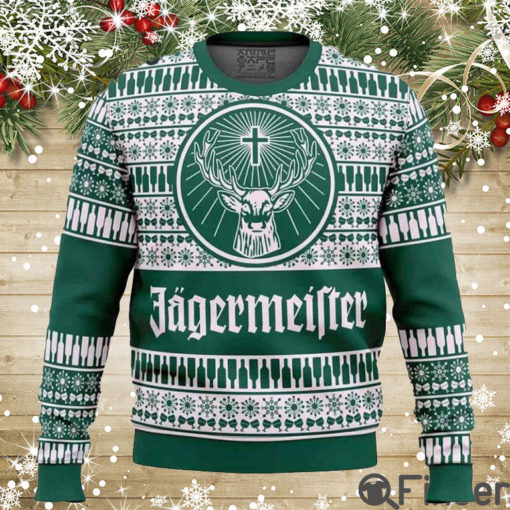 Jagermeister Green Christmas Sweater