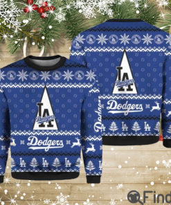 LA Dodgers Merry Christmas Ugly Sweater