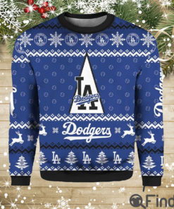 LA Dodgers Merry Christmas Ugly Sweaters