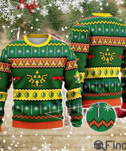 Legend Of Zelda Triforce Legend Of Zelda Ugly Christmas Sweater