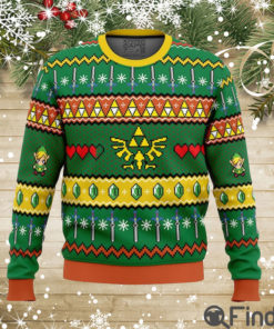 Legend of Zelda Triforce Ugly Sweater Legend of Zelda Ugly