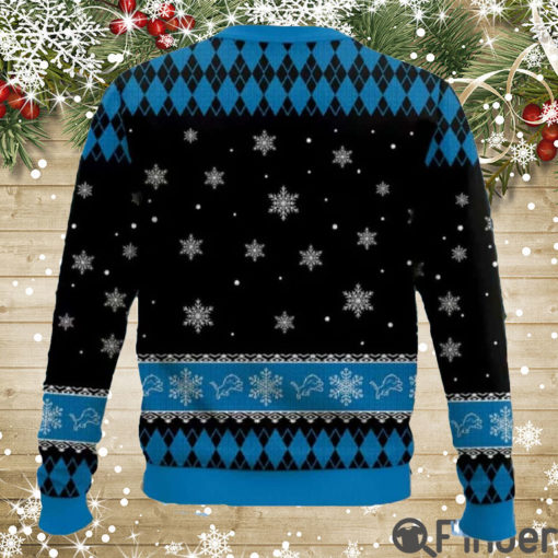 Lions Football Merry Kissmyass Ugly Christmas Sweaters